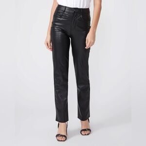 PAIGE Stella Straight Faux Leather Pants